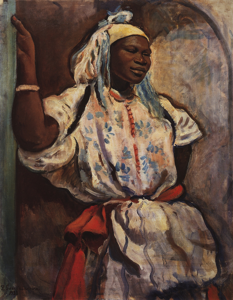 Zinaida Serebriakova. Moroccan woman in white