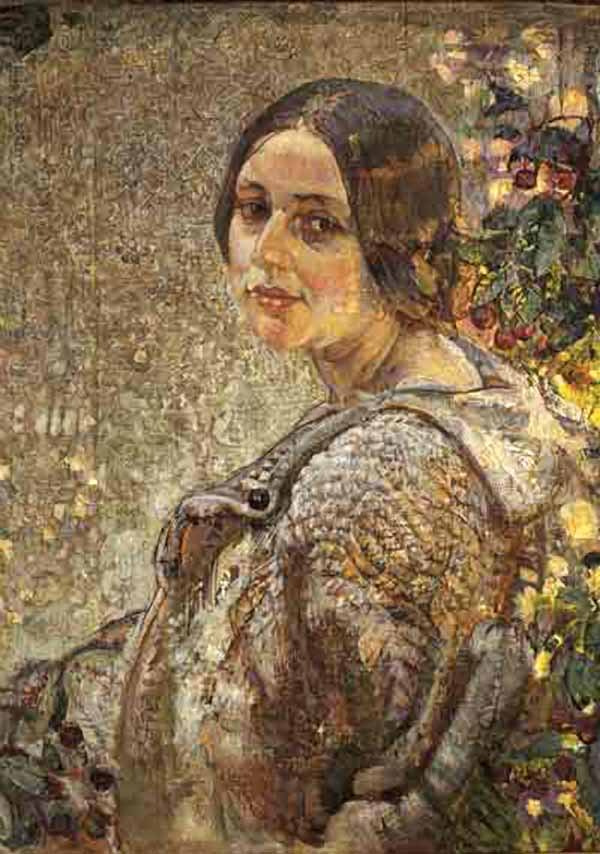 Alexander Ivanovich Savinov. Portrait of the artist's wife