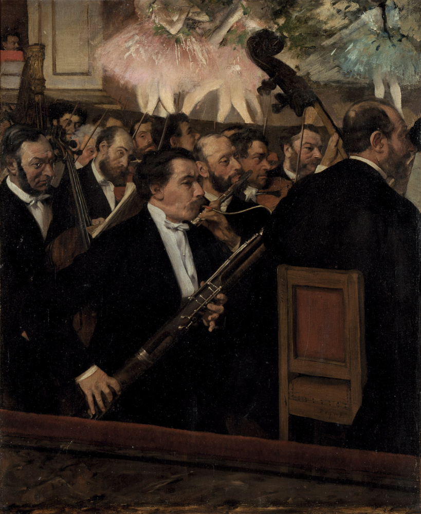 Edgar Degas. The orchestra of the Opera