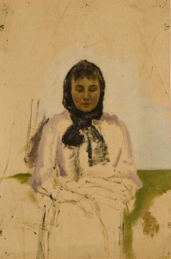 Vasily Vasilyevich Belyaev. Women's portrait