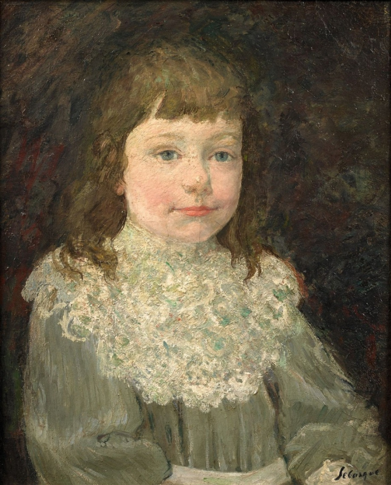 Henri Lebasque. Portrait of a child