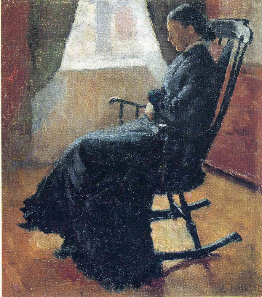 Edward Munch. Aunt Karen in the rocking chair