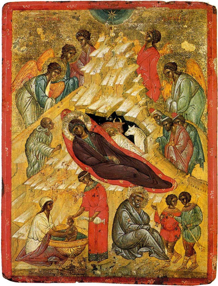 Icon Painting. Christmas