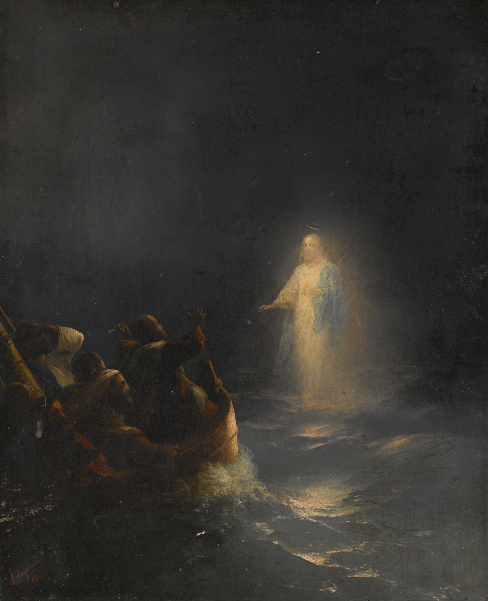 Buy a digital copy: Ivan Aivazovsky - Jesus geht auf Wasser | Artchiv