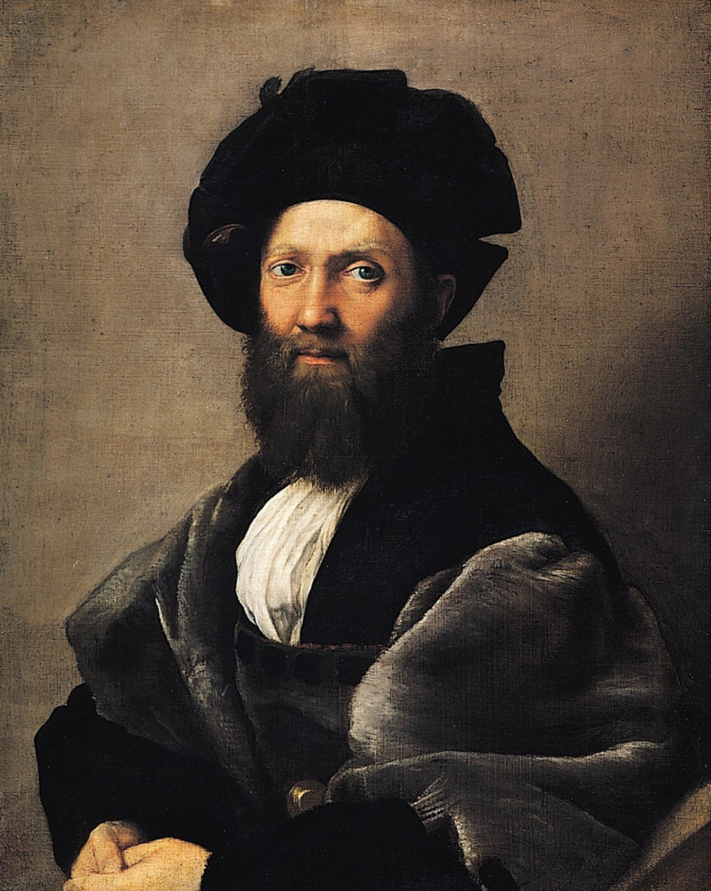 Raphael Sanzio. Portrait of count Baldassare Castiglione