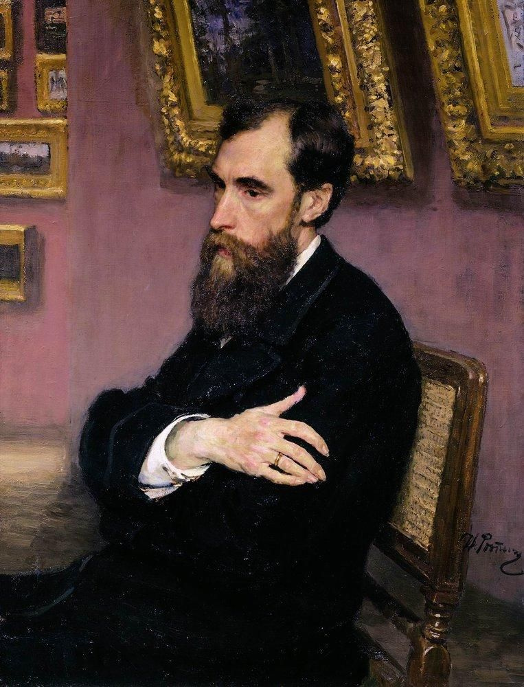 Ilya Efimovich Repin. Portrait Of P. M. Tretyakov