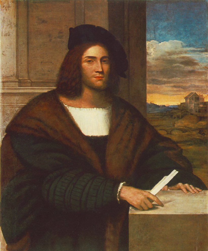 Sebastiano del Piombo. Portrait of a man
