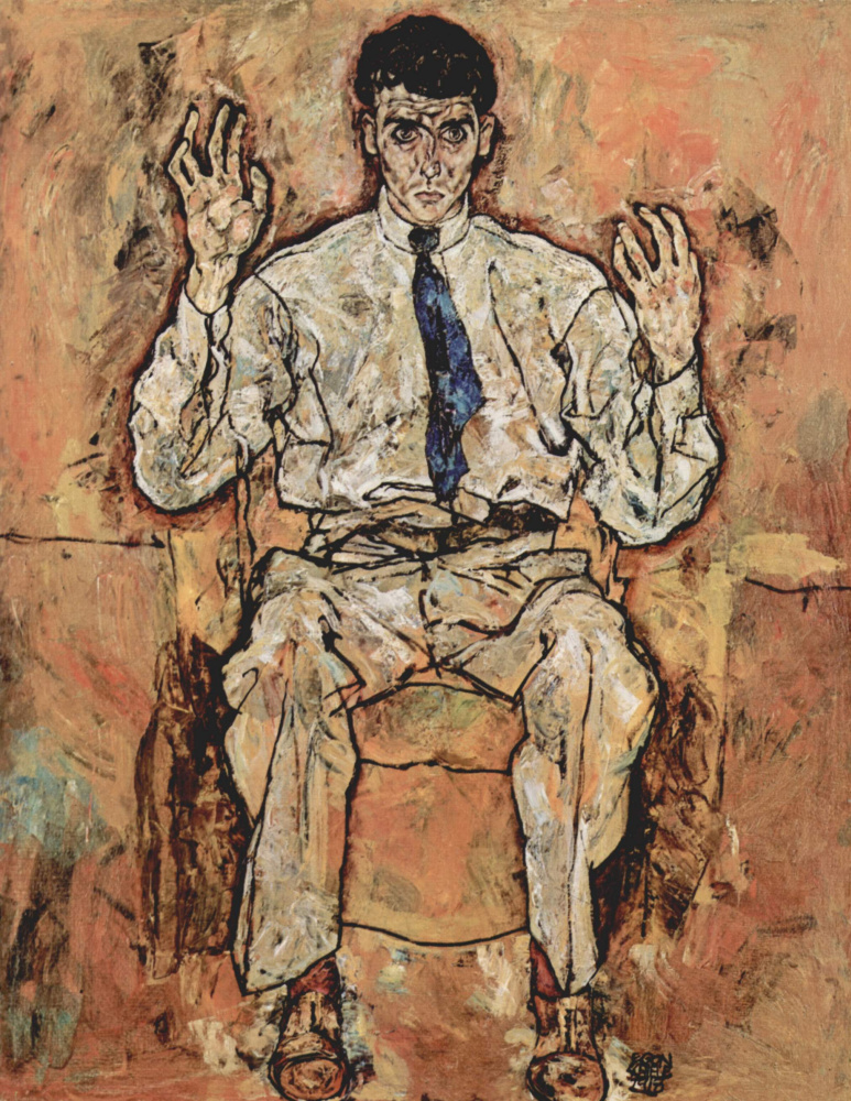 Egon Schiele. Portrait of albert Paris von gütersloh