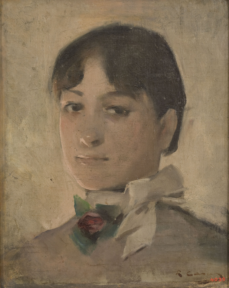 Портрет рамона. Ramon casas woman portrait.