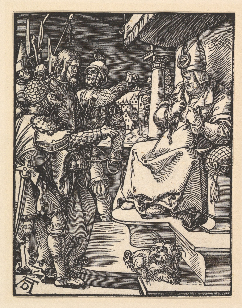 Albrecht Dürer. Christ before Caiaphas