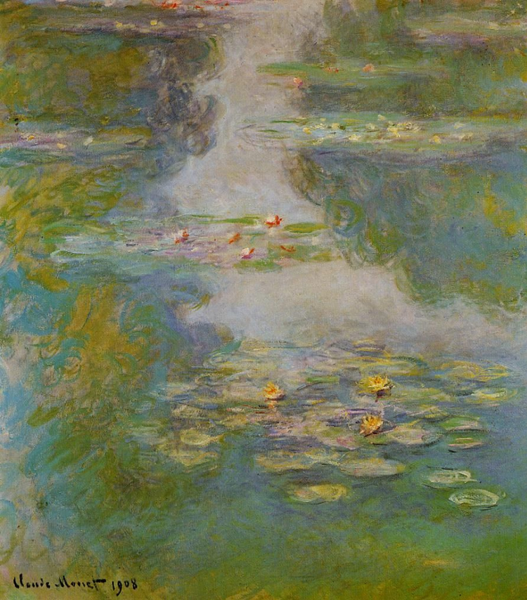 water lilies 1908