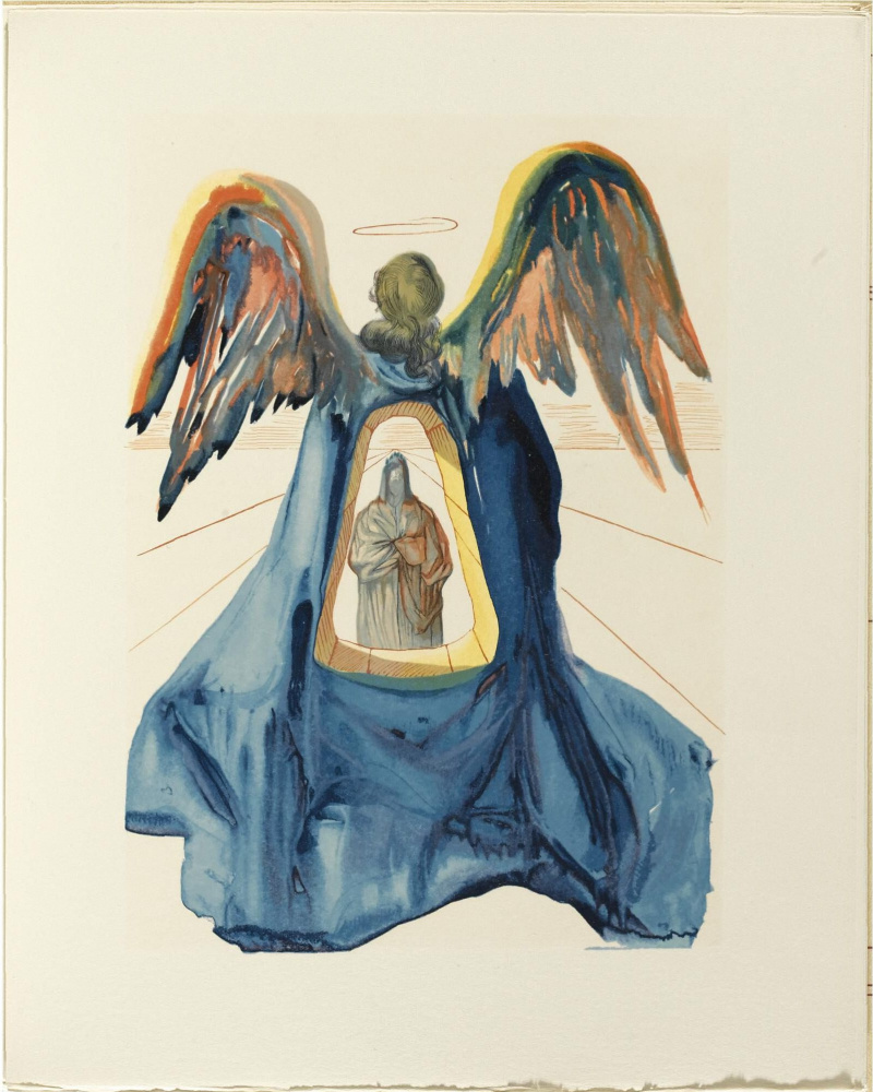 Salvador Dali. Paradies Engel Illustrationen für die Göttliche Komödie