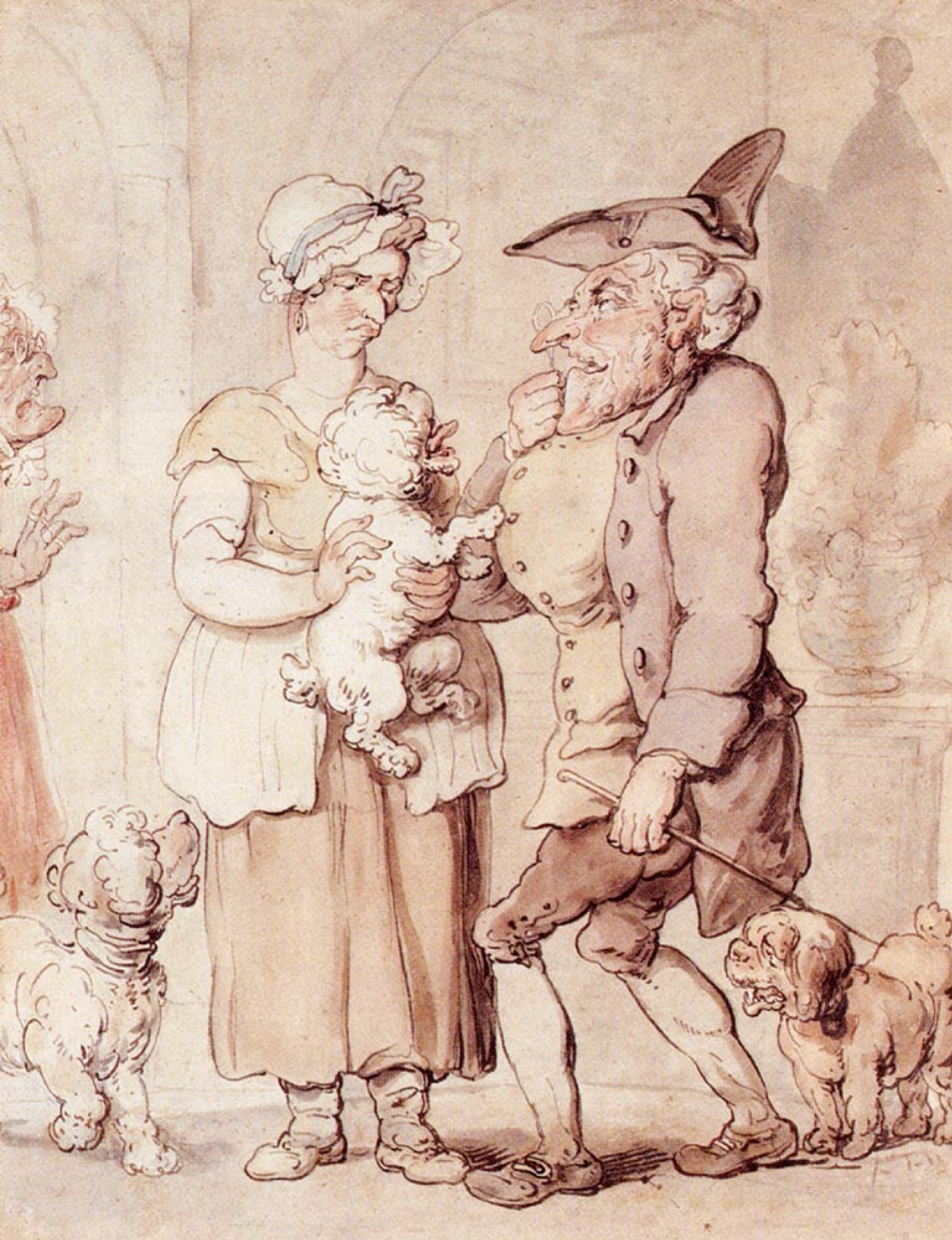 A sick dog by Thomas Rowlandson: History, Analysis & Facts | Arthive
