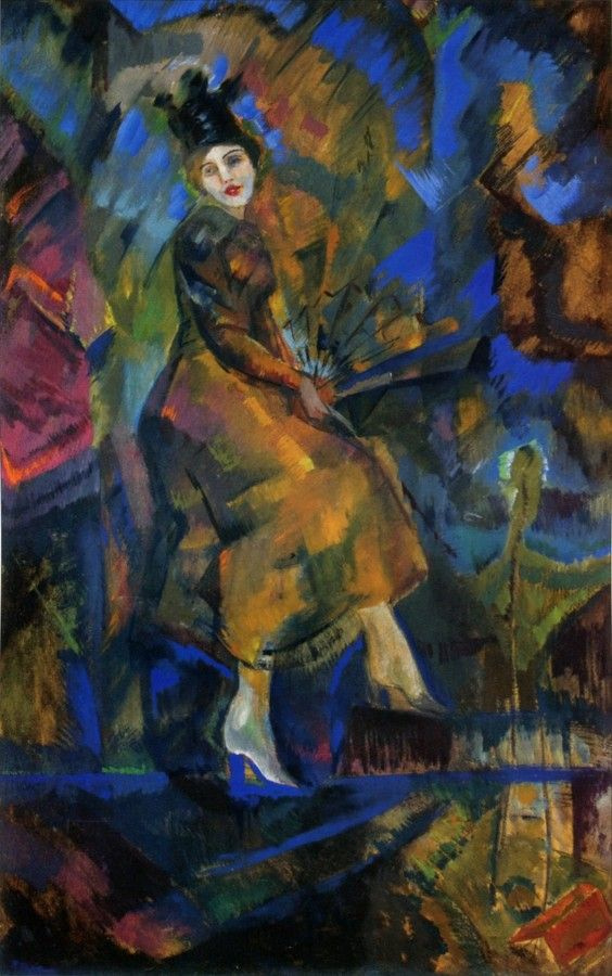 George Bogdanovich Yakulov. Portrait Of A Lady Paskevich