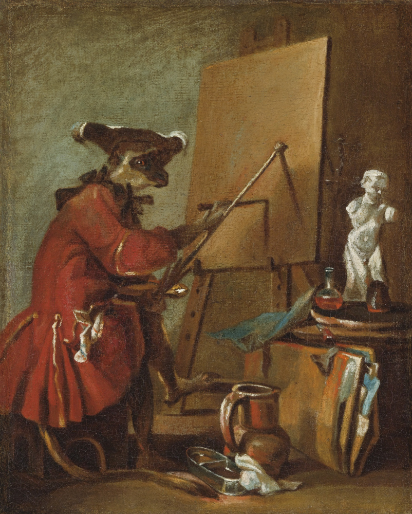 Jean Baptiste Simeon Chardin. The monkey-artist