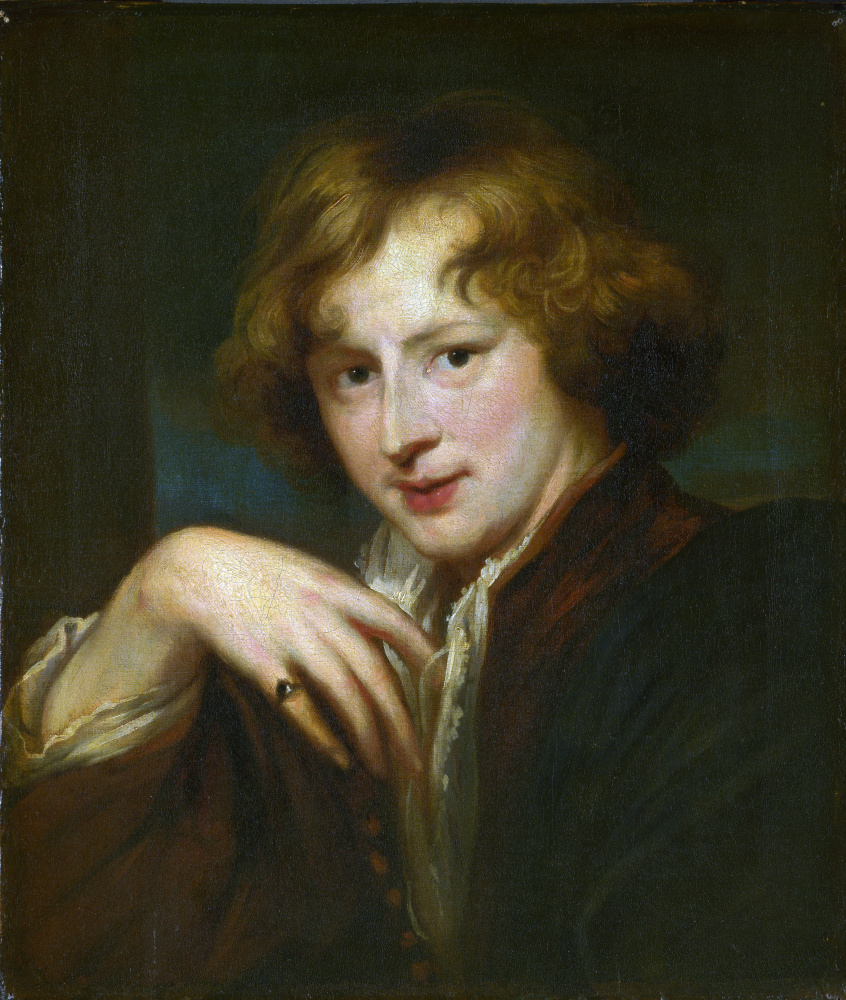 Anthony van Dyck. Portrait of the artist. Copy 1750 - 1825 years