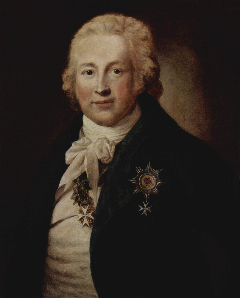 Anton Graff. Portrait of Christoph Johann Friedrich Medem, privy councillor in the Russian service and the Russian envoy in Washington
