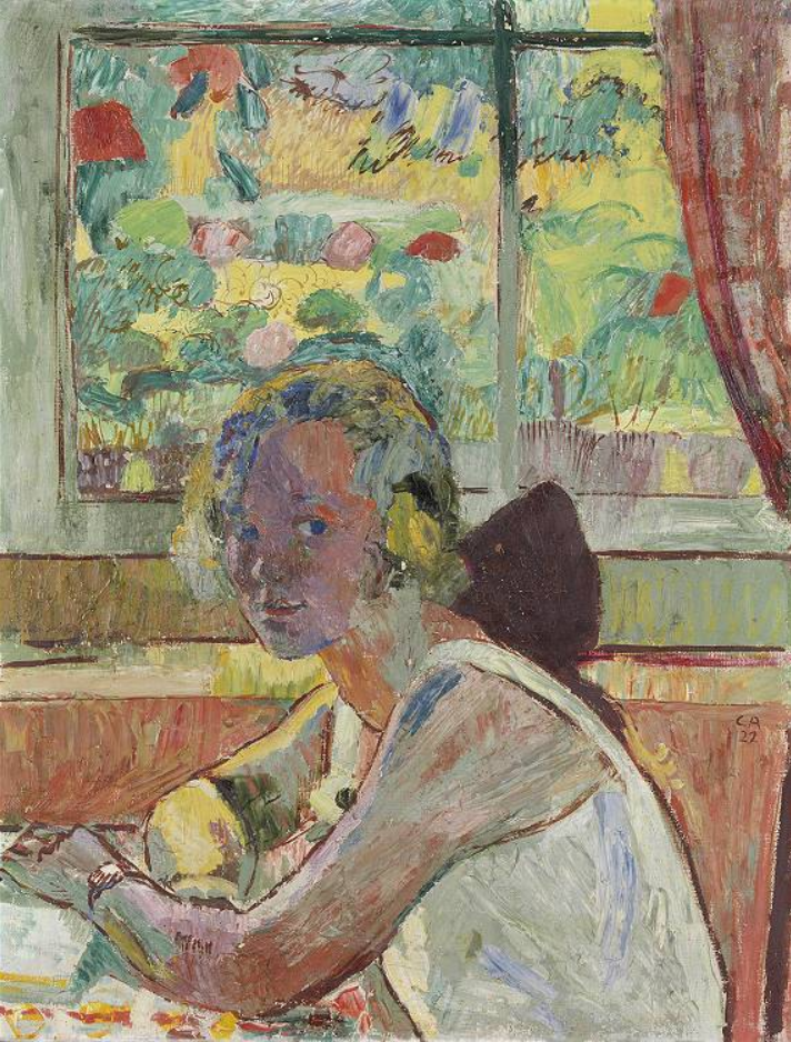 Cuno Amiet. The girl at the window