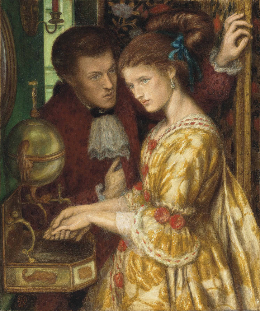 Россетти Данте Габриэль дама печали, 1875.
