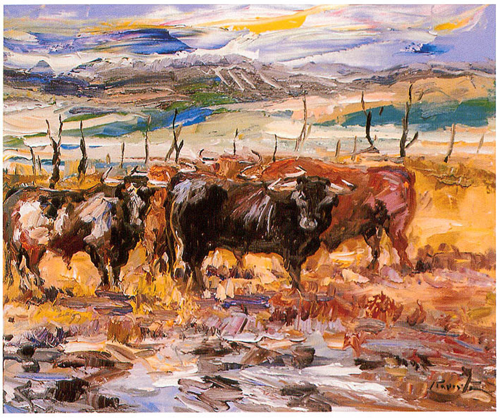 Antonio Reverte. Cattle