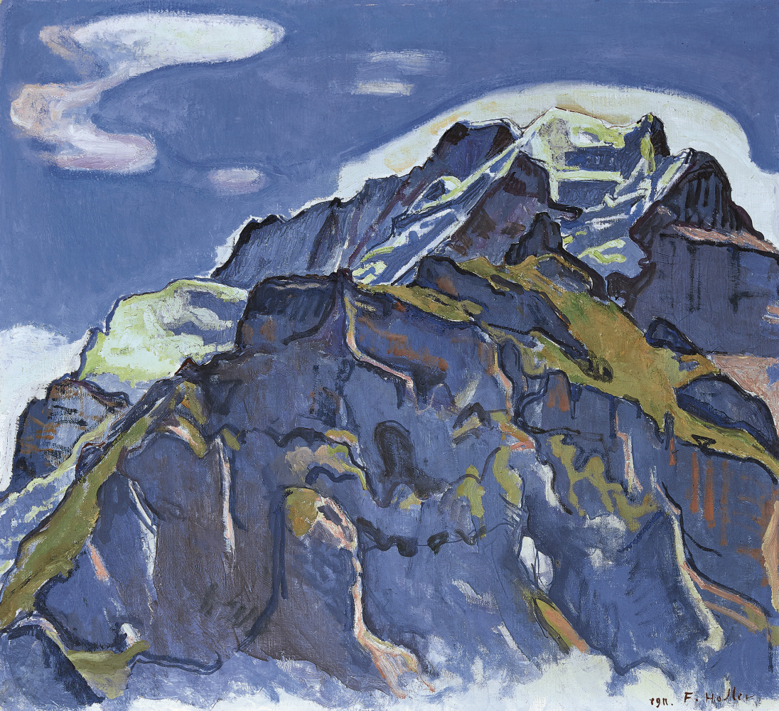 Ferdinand Hodler. Jungfrau Massif from Mürren