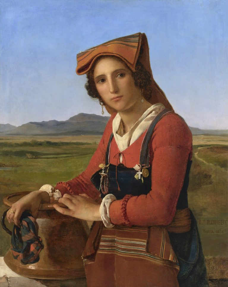 Louis Léopold Robert. Young woman from Sonnino