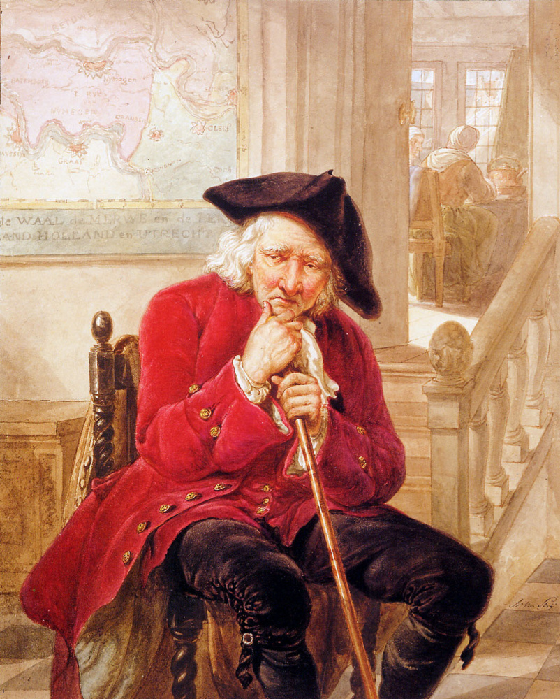 Abraham van Stryj. The old man sitting in the waiting room