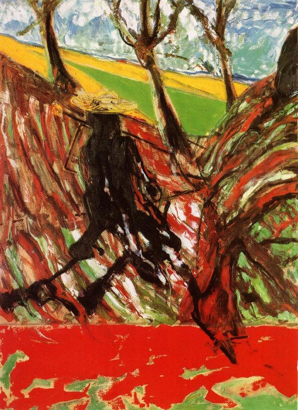 Francis Bacon. Sketch portrait of van Gogh