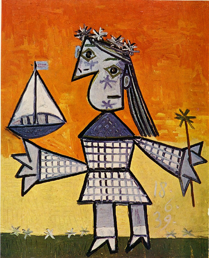 Pablo Picasso. Maya avec un bateau