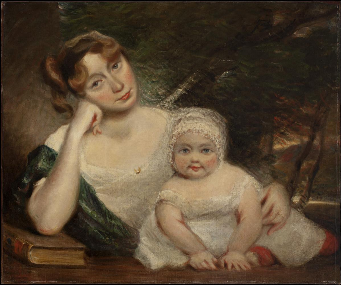 John Constable. Sophia Lloyd with a child