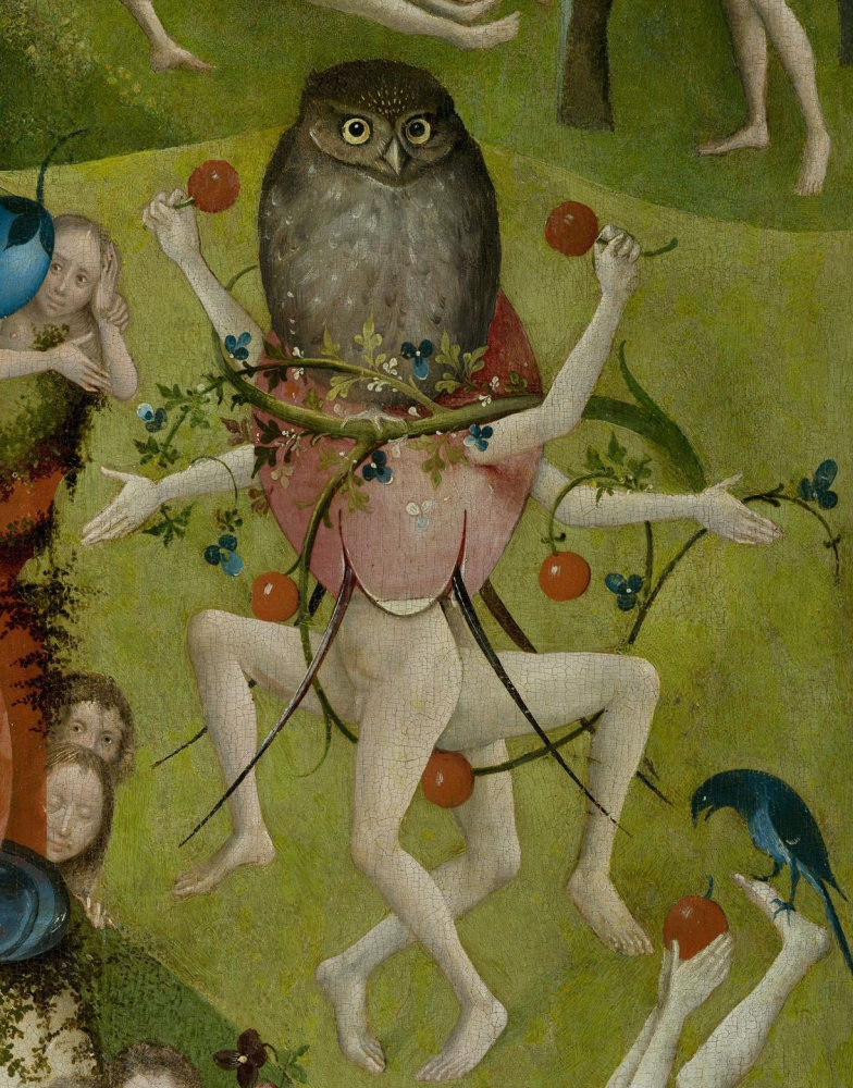 Hieronymus Bosch. The garden of earthly delights. The Central part. Detail