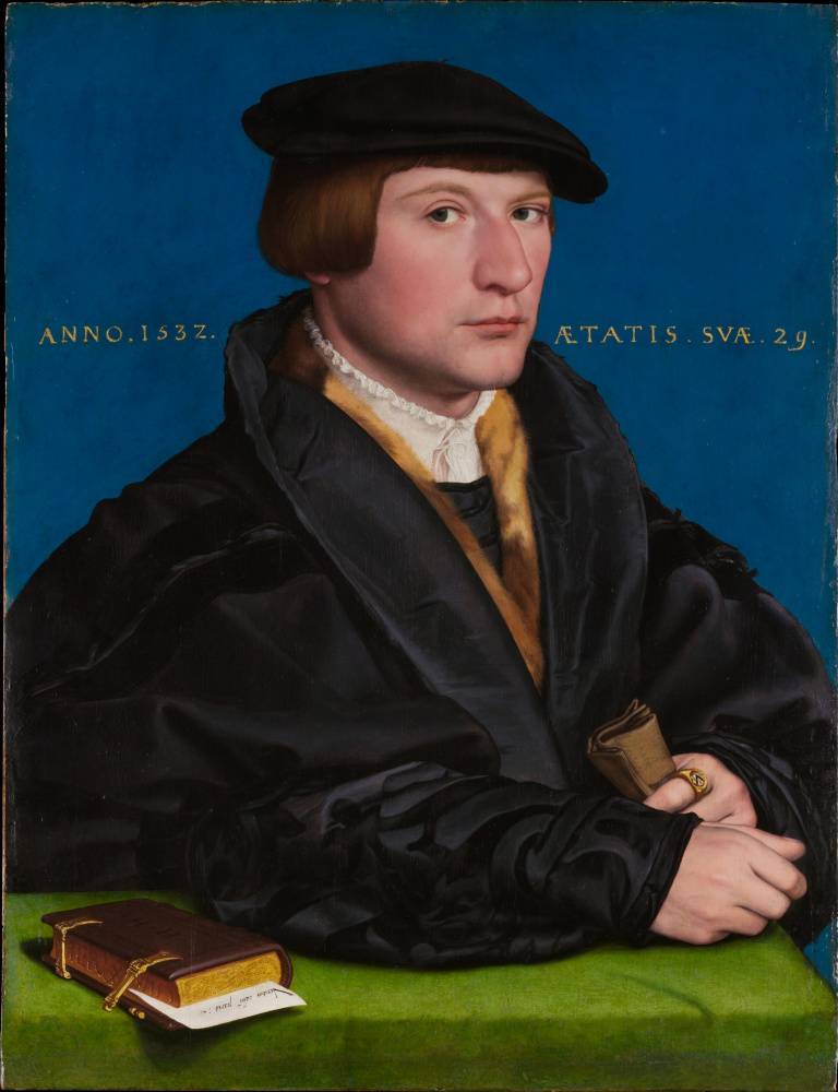 Hans Holbein the Younger. Portrait of a member of the Vedig family (Hermann Vedig?)