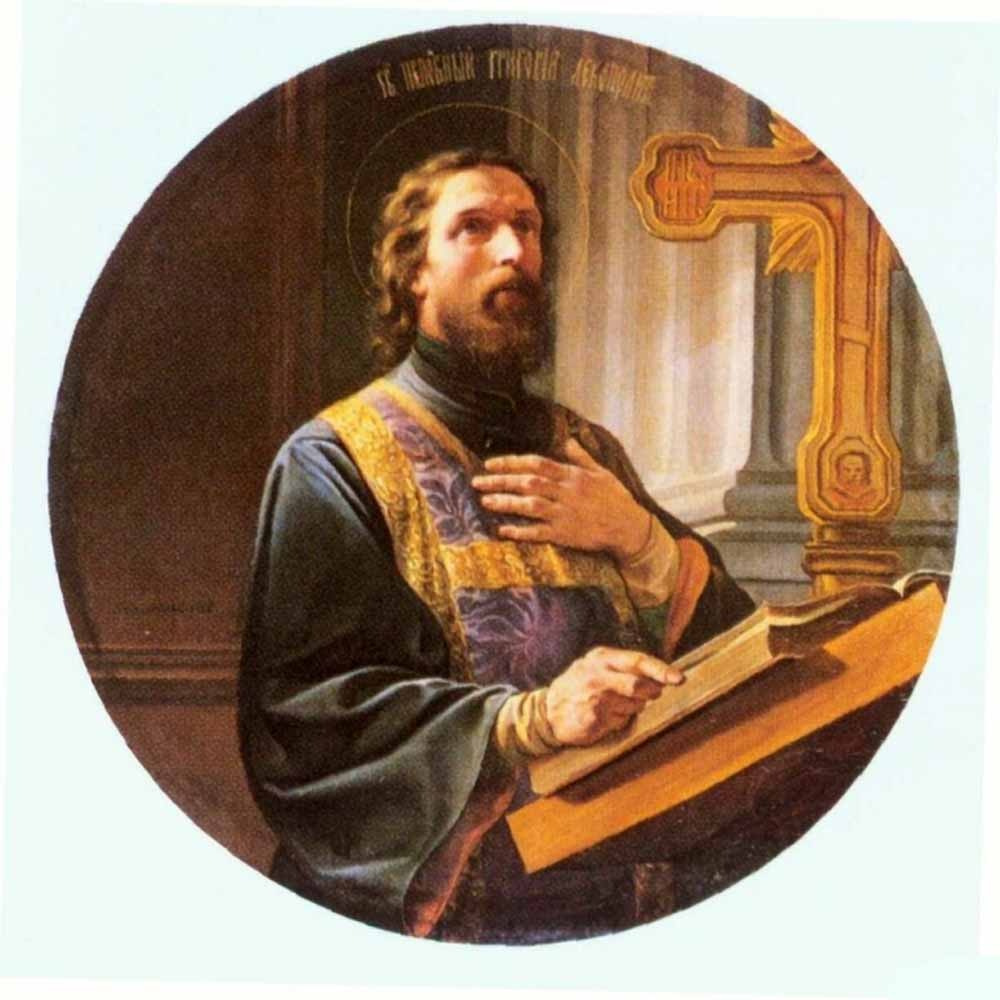 Peter Mikhailovich Shamshin. Saint Gregory the Decapolite