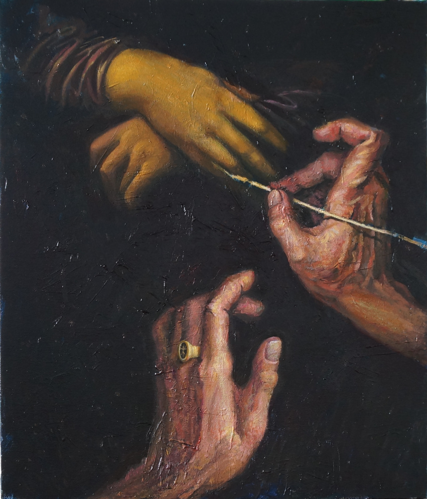 Великие руки. Ксения Кокорина художник. Silas hand.