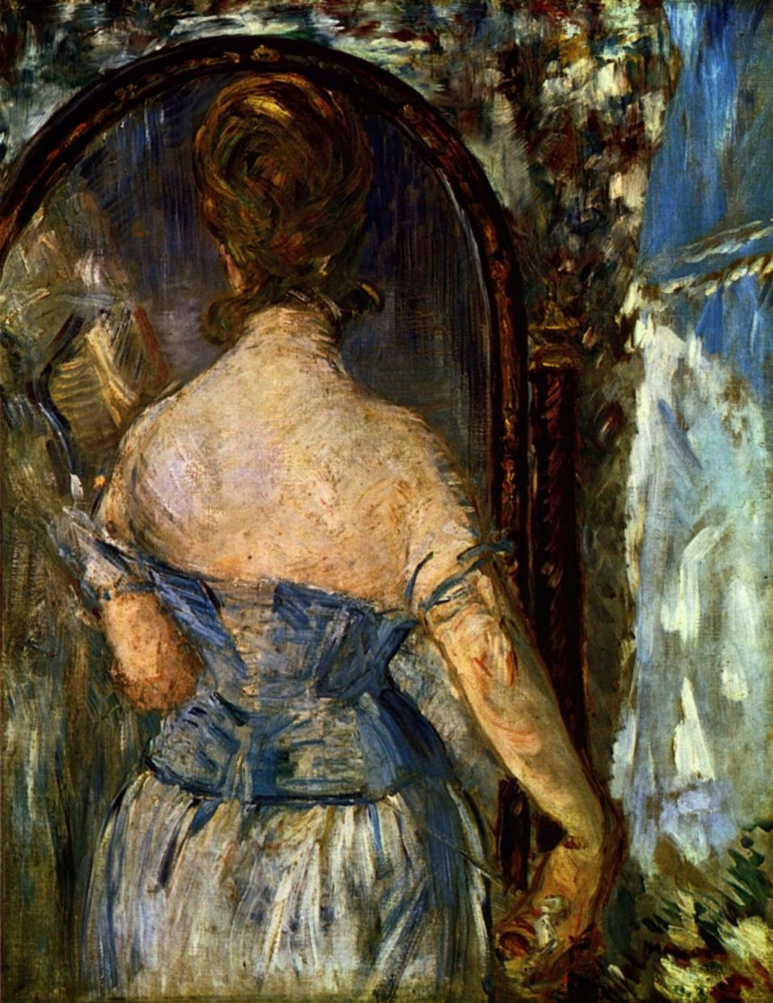 manet mirror painting