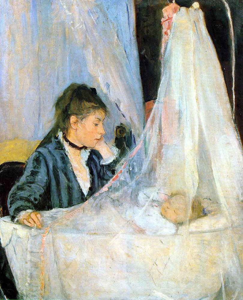 Berthe Morisot. At the cradle