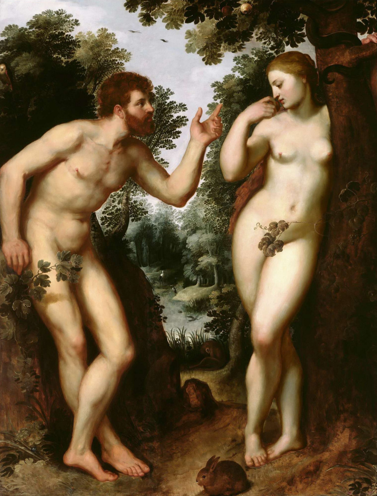 Peter Paul Rubens. Adam and eve