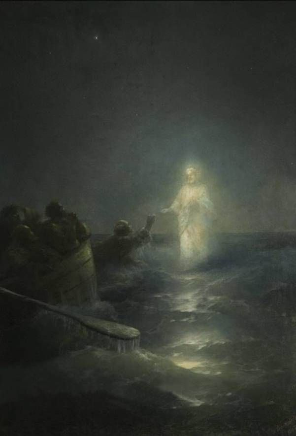 Ivan Aivazovsky. Walking on water