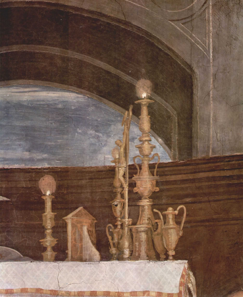 Raphael Sanzio. The mass at Bolsena. Fragment