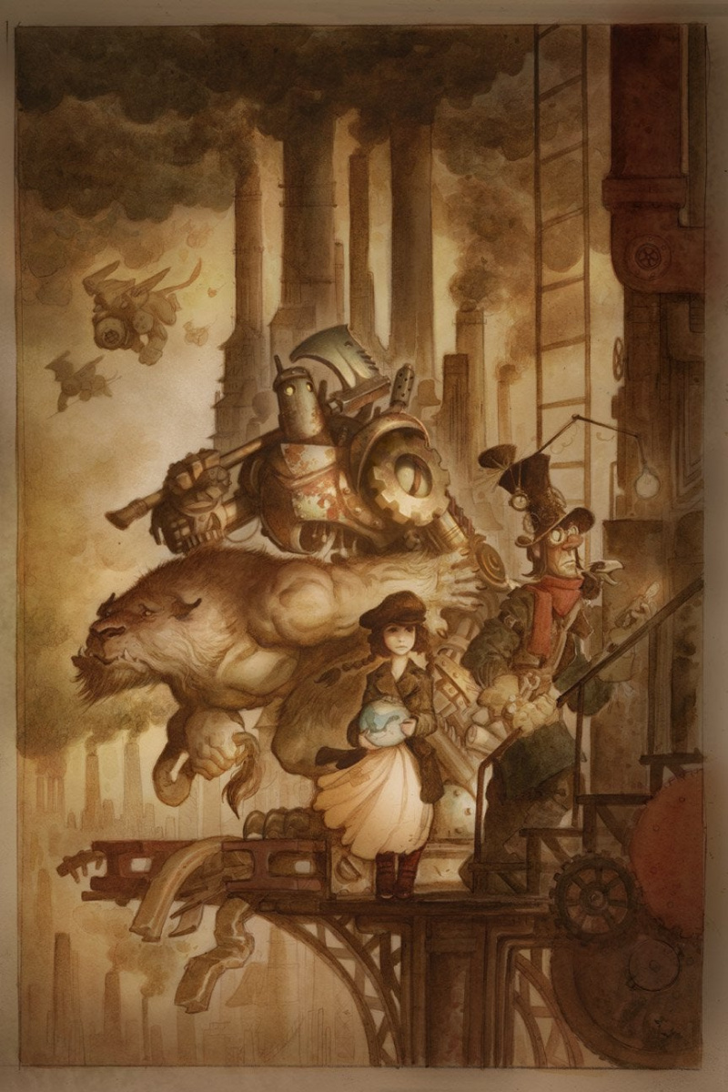 Steampunk version of The Wizard of Oz. Author: Justin Gerard Steampunk version of The Wizard of Oz. Author: Justin Gerard