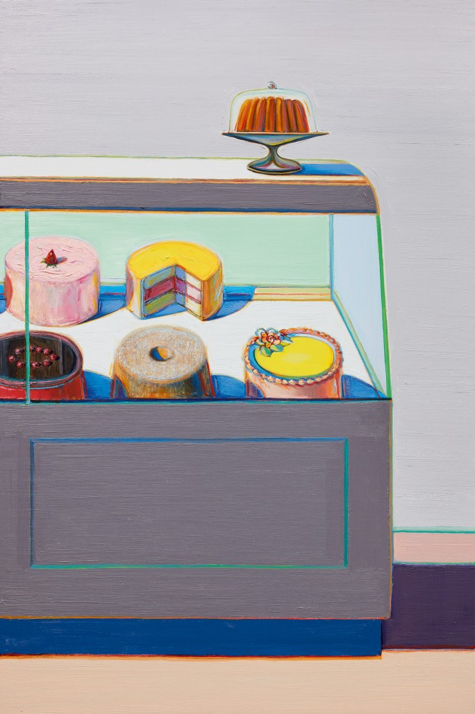 The record is still held by his Encased Cakes (2011) painting, which was sold in 2019 at Sotheby’s f The record is still held by his Encased Cakes (2011) painting, which was sold in 2019 at Sotheby’s f