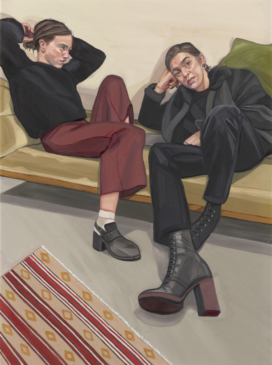 Аниа Хобсон, «Портрет двух женщин-живописцев» (2018) Аниа Хобсон, «Портрет двух женщин-живописцев» (2018)