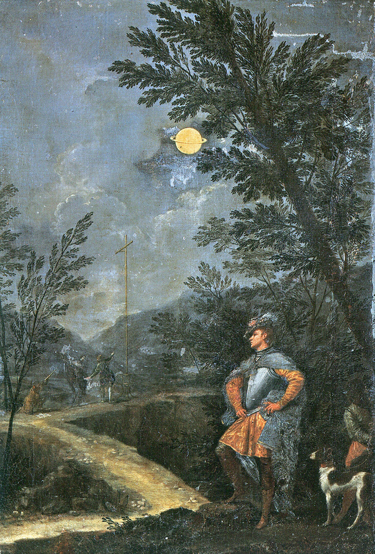 Донато Крети, «Астрономические наблюдения». 1711. Фрагмент «Сатурн». Донато Крети, «Астрономические наблюдения». 1711. Фрагмент «Сатурн».