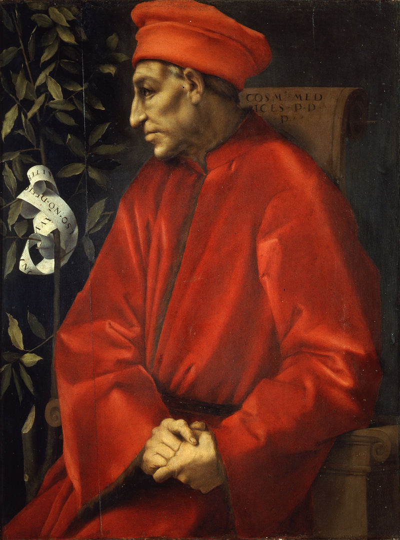 Jacopo Patorno. Portrait of Cosimo de' Medici Jacopo Patorno. Portrait of Cosimo de' Medici