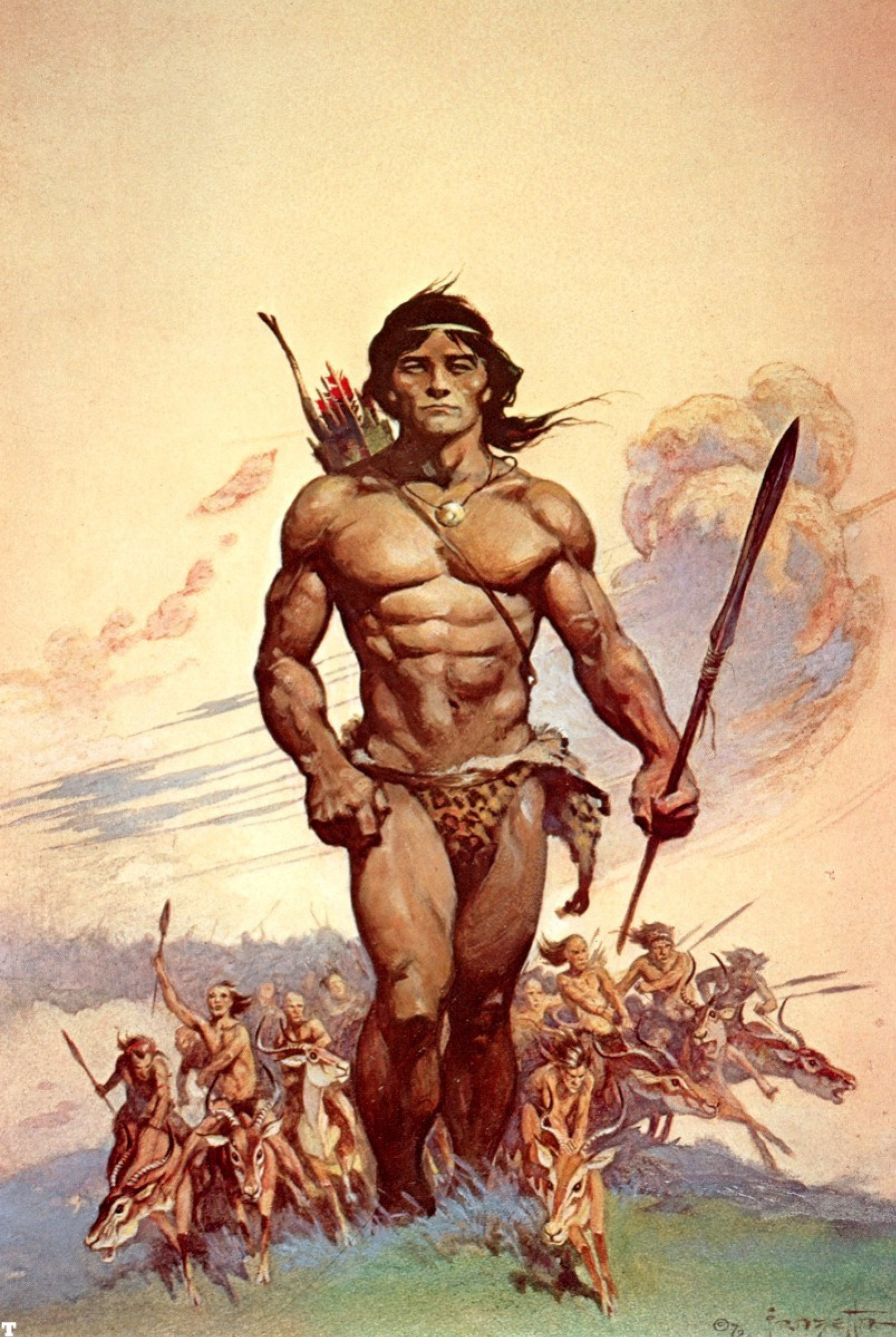 frank frazetta tarzan