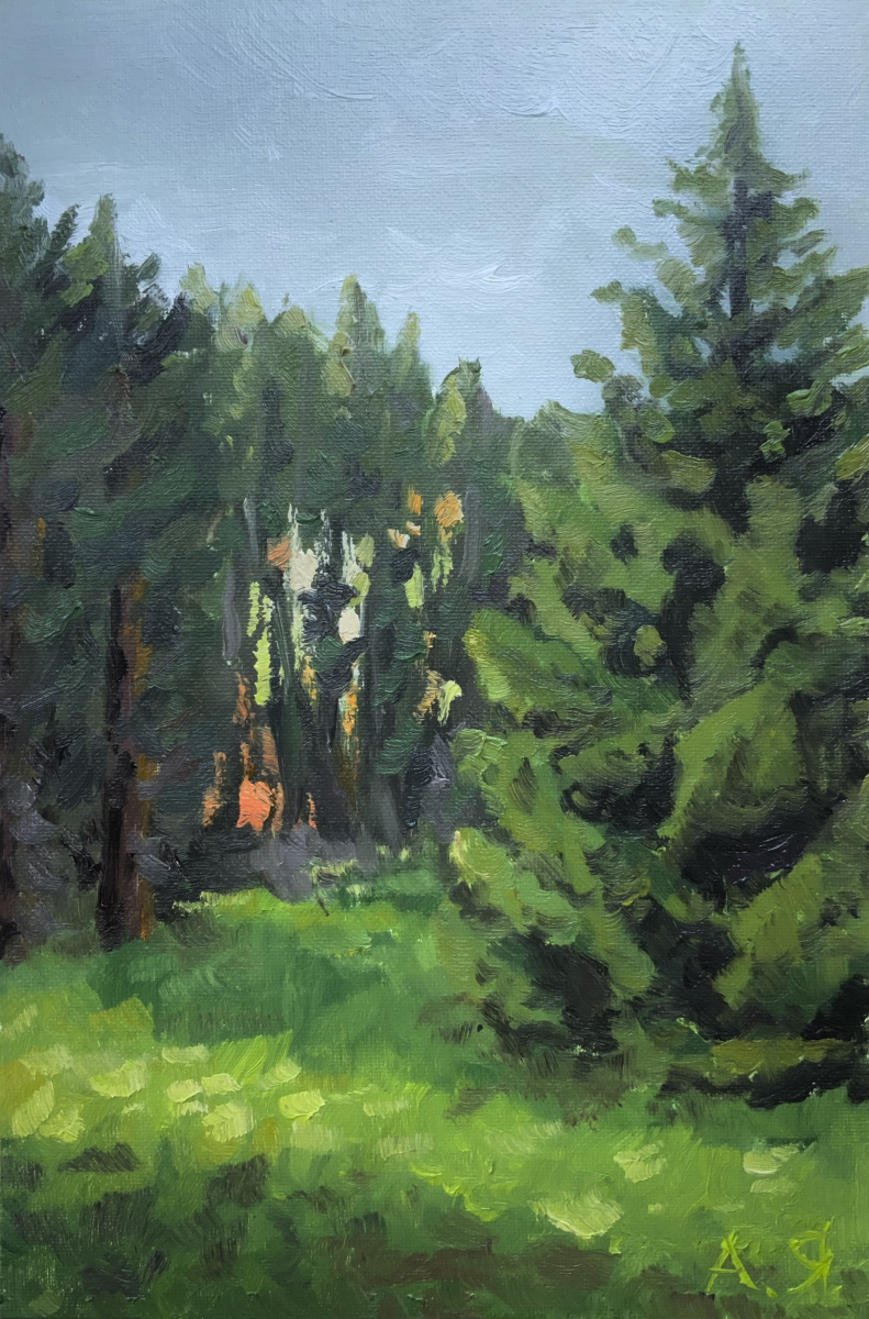 Yaroslav Nikitich Antonov. "Evening Forest."