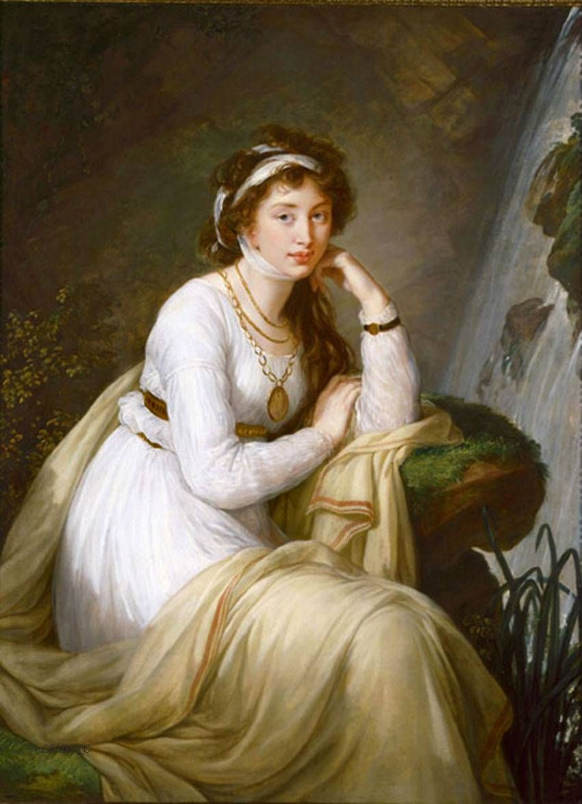 Elizabeth Vigee Le Brun. Portrait Of Anna Ivanovna Tolstoy