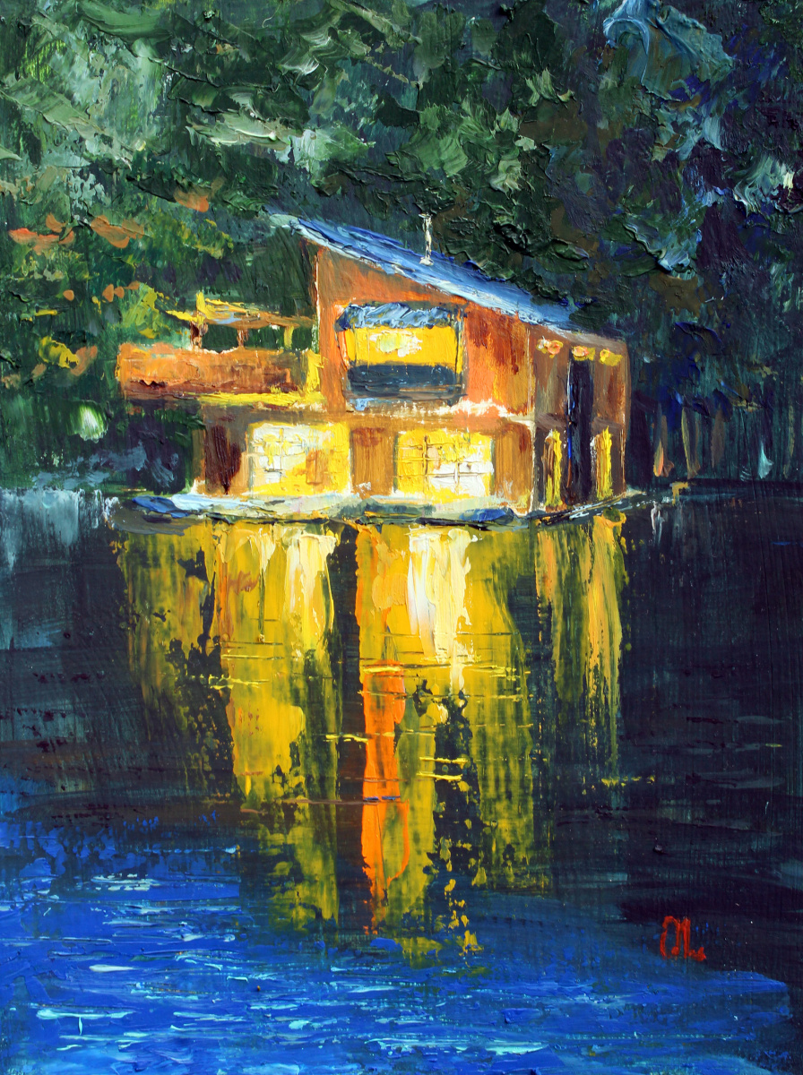Olesya Alexandrovna Lopatin. House by the lake