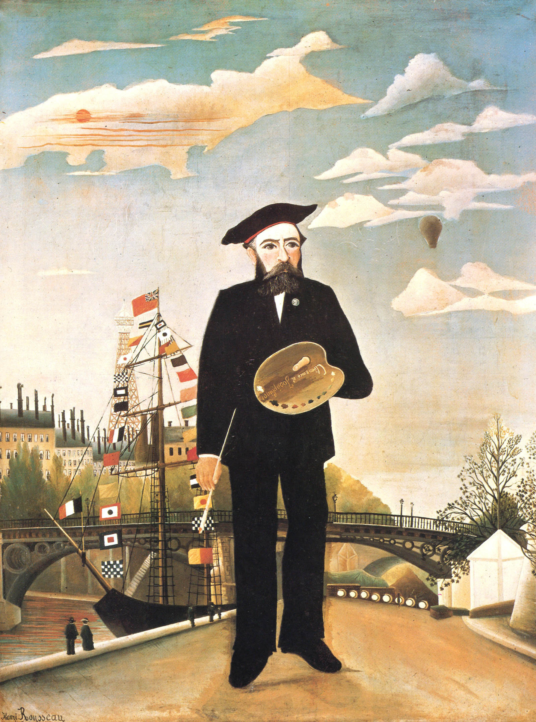 henri rousseau portrait