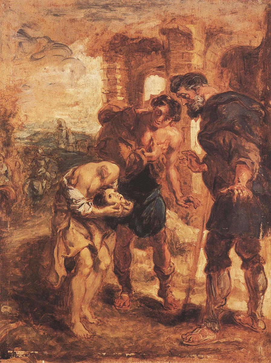 Eugene Delacroix. The miracle of St. Justus (the Rubens)